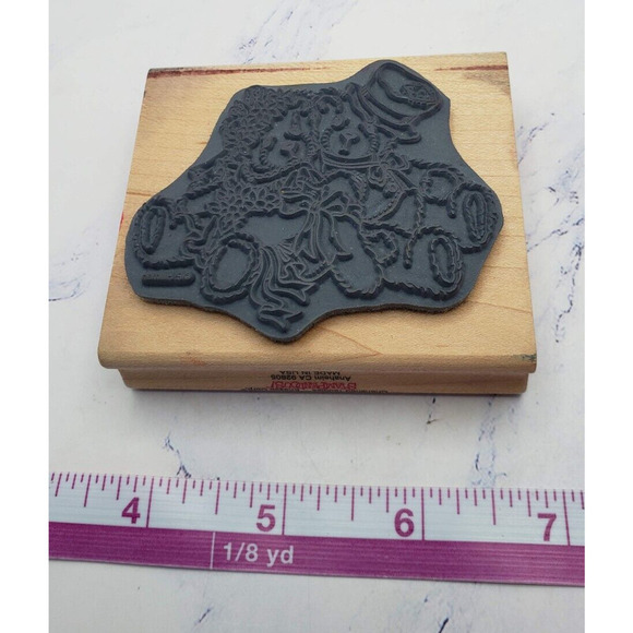 Cherished Teddies Robbie and Rachel's Wedding Stampendous Wood Mounted Stamp - Picture 6 of 7